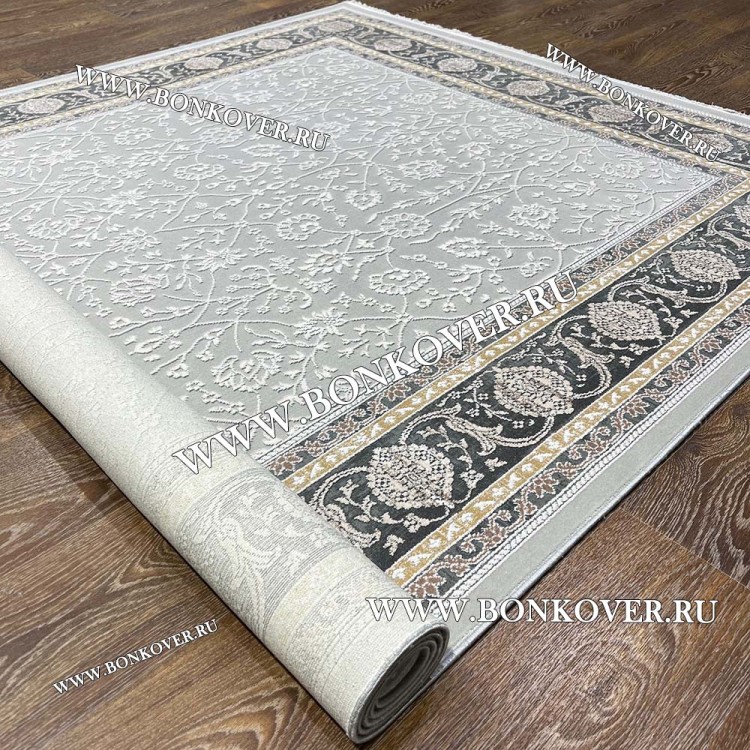 Тонкий Ковер для гостиной дизайн 58 Grey Cream