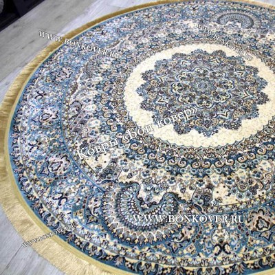 Восточный Ковер Для Гостиной Медальон Дизайн 28747 круг