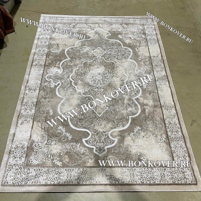 Современный Турецкий Ковер Дизайн 184 Бежево-Коричневый